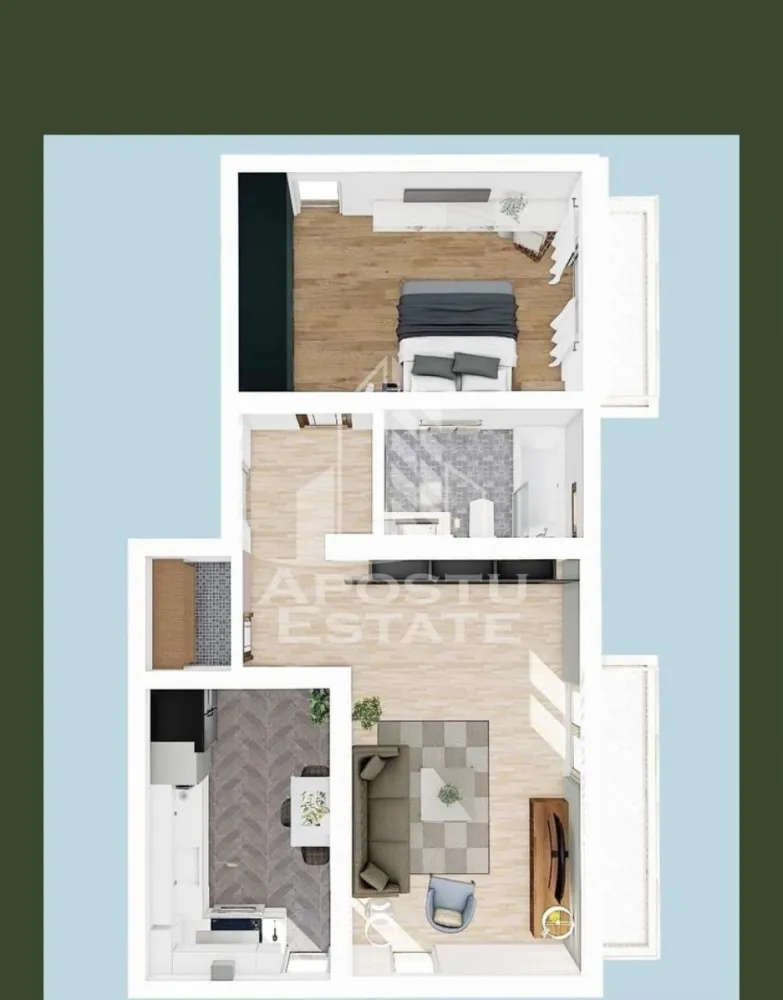Apartament 2 camere de inchiriat, Giroc, Timisoara