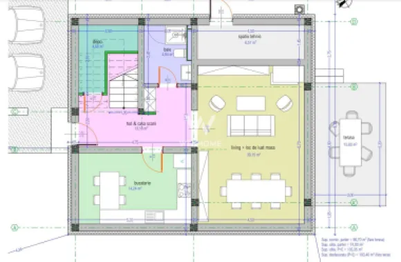 Casa individuala Teren 705 mp Tocile-Sibiu.