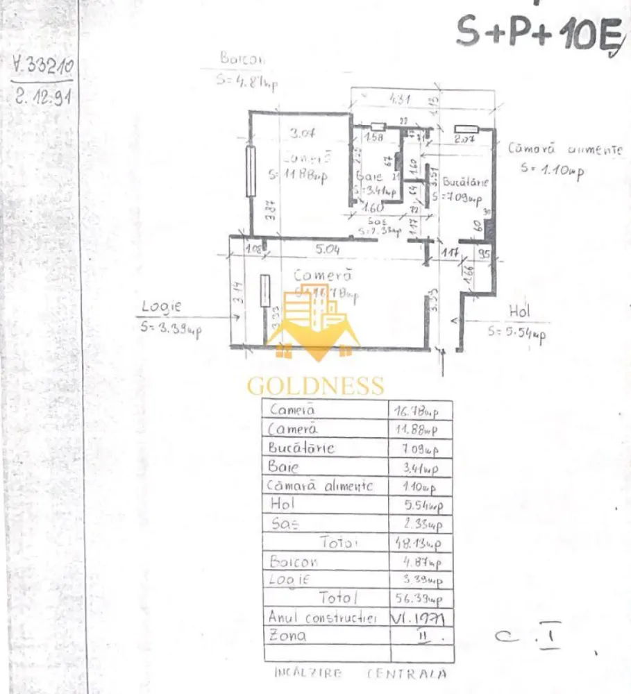 Apartament 2 camere deco Gheorgheni, Interservisan,2 balcoane,56 mp!