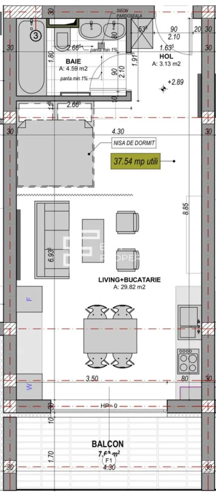 Apartament 1 cameră, 38 mp + logie 8 mp, parcare inclusă – Zona Vest Sibiu - 𝐈𝐝𝐞𝐚𝐥 𝐩𝐞𝐧𝐭𝐫𝐮 𝐥𝐨𝐜𝐮𝐢𝐫𝐞 𝐬𝐚𝐮 𝐢𝐧𝐯𝐞𝐬𝐭𝐢𝐭̦𝐢𝐞, 𝐢̂𝐧𝐭𝐫-𝐨 𝐳𝐨𝐧𝐚̆ 𝐥𝐢𝐧𝐢𝐬̦𝐭𝐢𝐭𝐚̆, 𝐛𝐢𝐧𝐞 𝐜𝐨𝐧𝐞𝐜𝐭𝐚𝐭𝐚̆ 𝐥𝐚 𝐒𝐢𝐛𝐢𝐮.

 Comision 0%

Vă propunem spre vânzare un apartament cu 1 cameră, situat într-un ansamblu rezidențial modern, într-o zonă liniștită și bine conectată, la doar 4 minute de Zona Industrială Vest și Aeroportul Internațional Sibiu.

Apartamentul este situat la 𝐞𝐭𝐚𝐣𝐮𝐥 𝟏 al unei vile cu regim redus de înălțime, P+2, cu doar 4 apartamente pe nivel.
-Suprafață utilă: 𝟑𝟖 𝐦𝐩
-Logie: 𝟖 𝐦𝐩

Compartimentare practică: hol de acces, cameră open-space cu bucătărie, baie și logie spațioasă.
Loc de parcare inclus în preț

𝐏𝐫𝐞𝐝𝐚𝐫𝐞 𝐥𝐚 𝐬𝐭𝐚𝐝𝐢𝐮𝐥 𝐝𝐞 𝐚𝐥𝐛, 𝐜𝐮 𝐝𝐨𝐭𝐚̆𝐫𝐢 𝐩𝐫𝐞𝐦𝐢𝐮𝐦 𝐢𝐧𝐜𝐥𝐮𝐬𝐞:
Apartamentul se predă la stadiul de alb la interior, cu ușă metalică de acces, pereți finisați, încălzire în pardoseală, centrală proprie pe gaz, precum și instalații electrice și sanitare trase pe poziții.
Imobilul beneficiază de izolație cu vată bazaltică, jaluzele exterioare electrice, logie finisată cu granit și balustrade din sticlă securizată. Casa scării este placată cu granit, iar exteriorul este complet finisat, cu inserții elegante din larice siberian și piatră naturală.

𝐀𝐯𝐚𝐧𝐭𝐚𝐣𝐞 𝐚𝐧𝐬𝐚𝐦𝐛𝐥𝐮:
Ansamblul beneficiază de un cadru aerisit, cu relief spectaculos, sistematizat pe niveluri, balcoane orientate spre sud și vedere panoramică spre munți.
Zona oferă aer curat, liniște, spații verzi generoase, locuri de joacă, terenuri de sport, străzi asfaltate și acces facil către Sibiu.

Mod de plată: cash/credit bancar.

***𝐈𝐦𝐚𝐠𝐢𝐧𝐢𝐥𝐞 𝐚𝐩𝐚𝐫𝐭̦𝐢𝐧 𝐮𝐧𝐮𝐢 𝐚𝐩𝐚𝐫𝐭𝐚𝐦𝐞𝐧𝐭 𝐬𝐢𝐦𝐢𝐥𝐚𝐫 𝐬̦𝐢 𝐬𝐮𝐧𝐭 𝐚𝐟𝐢𝐬̦𝐚𝐭𝐞 𝐜𝐮 𝐭𝐢𝐭𝐥𝐮 𝐢𝐧𝐟𝐨𝐫𝐦𝐚𝐭𝐢𝐯.