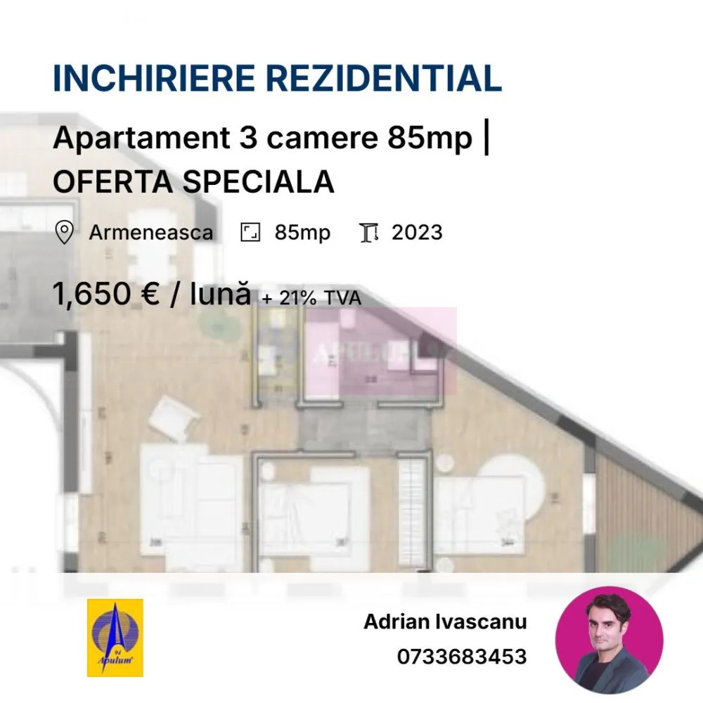 Apartament 3 camere 85mp | OFERTA SPECIALA