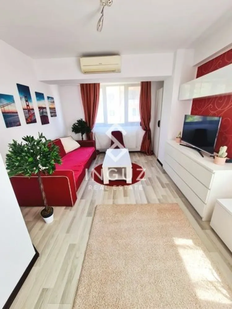 Apartament 3 camere de închiriat – Barbu Văcărescu / Floreasca / Tei - Apartament 3 camere de închiriat – Barbu Văcărescu / Floreasca / Tei

Preț: 700 EUR (negociabil)
Locație: București, Sector 2 – zona Barbu Văcărescu

Specificații:
Suprafață utilă: 60 mp
Număr camere: 3
Etaj: 3 din 4 (fără lift)
Compartimentare: semidecomandat
An construcție: 2014

Descriere:
Inguz Real Estate vă propune spre închiriere un apartament deosebit cu 3 camere, situat într-o zonă liniștită și foarte bine poziționată, aproape de multiple puncte de interes.

Apartamentul este situat la etajul 3 din 4 (fără lift).

Adresă: Strada Vrâncioaia nr. 7

Vecinătăți:
– Parcul Verdi – 350 m
– Parcul Tei – 1.1 km
– Parcul Floreasca – 1.3 km
– Stație tramvai Barbu Văcărescu – 350 m
– Transport în comun RATB – 350 m

Apartamentul dispune de centrală proprie și este complet mobilat și utilat, pregătit pentru mutare imediată.