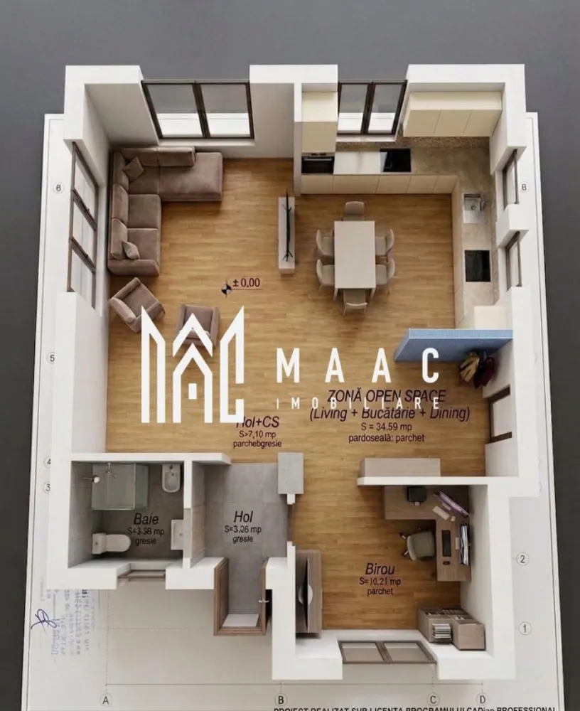 Casă Individuală | 5 camere | 132 MPU | Alb/Roșu | Șura Mică - MAAC Imobiliare vă propune spre vânzare o casă individuală superbă, situată într-o zonă rezidențială liniștită de case din Șura Mică, perfectă pentru o familie care își dorește confort și spațiu. 

Construcția abia începe, oferindu-vă oportunitatea de a securiza proprietatea încă din această fază și de a urmări întregul proces, termenul de predare fiind stabilit pentru sfârșitul anului 2026.

Pe un teren de 372 mp, casa v- a avea 132 MPU și are un proiect modern și bine compartimentat!

La parter vă întâmpină un hol generos, care face trecerea fluidă către celelalte încăperi. 
Aici se află: 
o baie
un birou luminos ,perfect pentru lucru de acasă sau transformabil într-un dormitor suplimentar, 
o bucătărie ,cu posibilitatea de a fi închisă sau deschisă către living.

Zona de zi este completată de:
un living spațios 
cu zonă de dining
și ieșire în curtea generoasă
plus un spațiu tehnic sau o cămară 

La etaj este organizată:
zona de odihnă, care dispune de 3 dormitoare,
acest nivel este deservit de două băi 
un hol care conectează toate încăperile.

La exterior, casa se predă la cheie, fiind izolată termic și dotată cu acoperiș din țiglă ceramică. 

Curtea v-a fi liberă, oferind spațiu suficient pentru amenajarea unei grădini, a unui loc de joacă sau a unei zone de relaxare. 

Locuința se predă fără gard și pavaj.

Interiorul se predă la stadiul de ALB, oferindu-vă posibilitatea de a vă personaliza locuința conform propriilor gusturi. 
Vor fi turnate șapele, pereții vor fi pregătiți pentru finisaje, iar instalațiile electrice, termice și sanitare vor fi realizate.
Casa v-a beneficia de geamuri termopan eficiente energetic, asigurând un confort termic optim, iar podul v-a fi complet izolat.

Printre avantajele majore se numără poziționarea centrală în Șura Mică, proiectul modern și excelent compartimentat, predarea la cheie la exterior și la ALB la interior, precum și oportunitatea de a personaliza detaliile finale.

Casa se poate preda și la stadiul de ROȘU interior-exterior, cu geamuri montate și instalație electrică.

Pentru vizionări sau mai multe detalii ,schițe ,nu ezitați să ne contactați, specificând telefonic codul de identificare al proprietății ID: CP3005298.