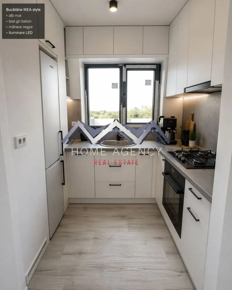 2 camere studio Otopeni | 10 min. metrou | parcare subterană | comision 0 - Vă propunem, spre vânzare, un apartament de 2 camere tip studio, situat în centrul orașului Otopeni, într-un imobil modern (D+P+3), poziționat la etajul 2/3 — ideal atât pentru locuit, cât și pentru investiție, într-o zonă cu cerere ridicată la închiriere.

Preț: 104.000 euro negociabil | TVA inclus | loc de parcare subteran inclus | comision 0

Localizarea este unul dintre cele mai mari avantaje ale proprietății: la aproximativ 10 minute de mers pe jos aveți acces la viitoarea stație de metrou, DN1, precum și la numeroase magazine, restaurante și alte facilități esențiale. Această accesibilitate pietonală crește semnificativ atractivitatea apartamentului pentru chiriași și asigură o cerere constantă în zonă, în special datorită proximității față de Aeroportul Henri Coandă.

Apartamentul are o suprafață de 39 mp și este inteligent compartimentat, oferind un spațiu eficient și bine organizat: living luminos, bucătărie separată, dormitor cu acces spre balcon și spații de depozitare optimizate. Este o proprietate ușor de închiriat, cu costuri reduse și atractivă pentru un public larg.

Se predă complet finisat, fiind gata pentru mutare sau pentru a fi introdus imediat în circuitul de închiriere, fie pe termen lung, fie în regim hotelier (Airbnb/Booking). Confortul este asigurat de centrală proprie și încălzire în pardoseală.

Un avantaj major îl reprezintă locul de parcare subteran inclus — o facilitate rară în zona centrală a Otopeniului, care adaugă valoare proprietății și reprezintă un criteriu decisiv pentru chiriași.

Pozele sunt reale, apartamentul se vinde nemobilat, iar randările au caracter orientativ pentru amenajarea interioară.

Programează acum o vizionare cu echipa de vânzări!