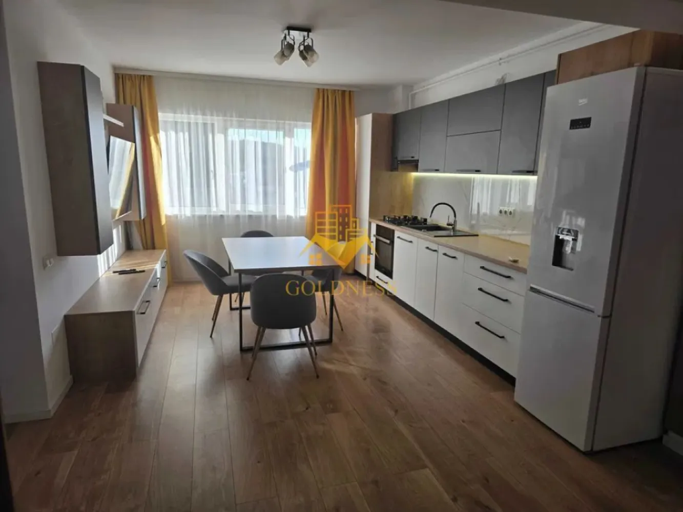 3 camere open space, LUX, parcare subterana, totul nou, Baciu