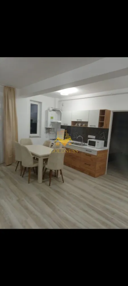 2 camere, modern, terasa, parcare, Urusaului, Terra, Floresti - GOLDNESS Imobiliare vă propune spre închiriere un apartament cu o camera complet mobilat și utilat, la etajul 2 într-un imobil de 5 etaje, în cartierul Terra, Florești.
 Apartamentul este compartimentat astfel:
- living cu bucatarie open-space complet utilată, canapea extensibla, loc de servit masa.
- dormitor cu pat matrimonial, spatiu pentru depozitare, noptiere.
- baie cu cabina de dus calorifer port prosop inox și dulap pentru depozitare.
- terasa de 10 mp.

Imobilul este dotat cu toate cele necesare- centrală proprie, mașină de spălat haine, frigider, plită electrică, hotă, etc.
Se află în apropierea stațiilor de transport în comun, magazine, restaurante, spații verzi, farmacii, etc.
Se poate inchiria parcare cu 30 euro!

Dacă sunteți interesați de acest apartament și doriți să îl vizionați, dar și pentru alte oferte sau detalii nu ezitați să ne contactați telefonic sau prin e-mail - goldnessimobiliare@gmail.com. Vă stăm la dispoziție!
Pentru intermediere se percepe un comision de 50% din prețul chiriei!