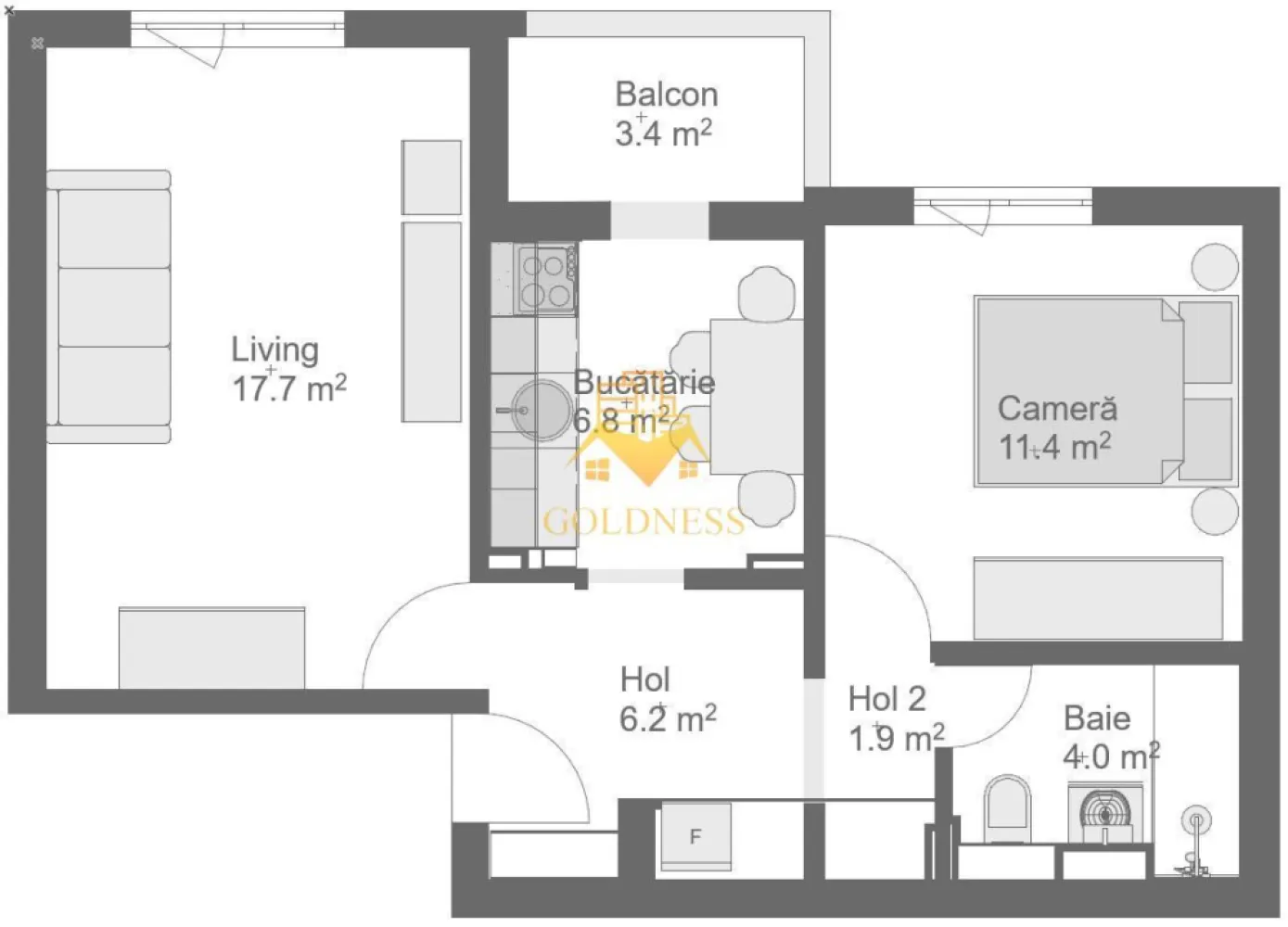 2 camere, Gheorgheni, Nicolae Titulescu, Iulius Mall, FSEGA, Slănic - GOLDNESS Imobiliare vă propune spre închiriere un apartament cu 2 camere complet mobilat și utilat, la etajul 2 într-un imobil de 4 etaje fără lift, în Cartierul Gheorgheni.
Posibilitate de parcare la liber în zona.
Se află în apropierea stațiilor de transport în comun, magazine, restaurante, spații verzi, farmacii, etc. 

Apartamentul este compartimentat astfel:
 - dormitor cu pat matrimonial, dressing, noptiere
 - living cu canapea extensibilă 
 - bucătărie separată complet utilată și mobilată, loc de servit masa 
 - baie cu cada, calorifer port prosop și dulap pentru depozitare.
 - balcon 4mp.

Imobilul este dotat cu toate cele necesare- centrală proprie, frigider, aragaz, hotă, mașină de spălat haine, etc. 

Dacă sunteți interesați de acest apartament și doriți să îl vizionați, dar și pentru alte oferte nu ezitați să ne contactați telefonic sau prin e-mail. Vă stăm la dispoziție!
Pentru intermediere se percepe un comision de 50% din prețul chiriei!