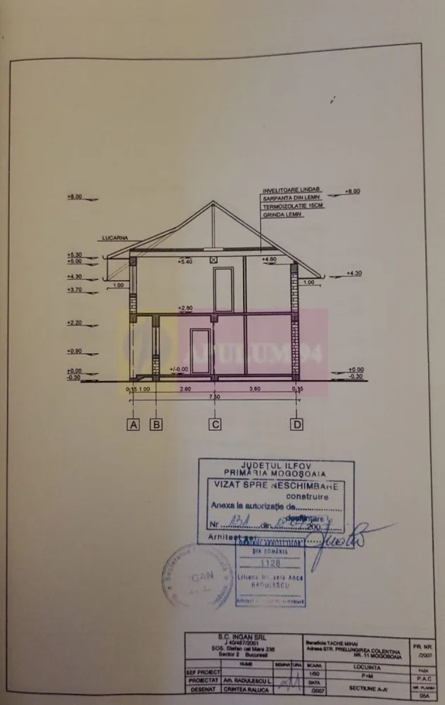 Duplex 4 camere , curte 250 mp, Mogoșoaia