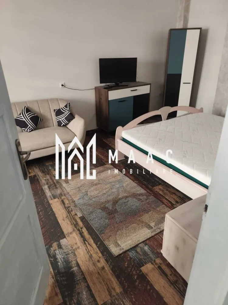 Apartament 2 camere | Etaj 1 | 46 MPU | Ultracentral - MAAC Imobiliare vă propune spre închiriere un apartament cu 2 camere, situat în zona Ultracentral, complet mobilat.

Apartamentul este compartimentat practic și dispune de:
dormitor
living
bucătărie open-space
baie
hol
Locuința este amplasată într-o zonă liniștită, cu acces facil către punctele de interes din centrul orașului, precum și către mijloace de transport, magazine și servicii.

Pentru mai multe detalii, precizati telefonic ca ati vazut anuntul cu ID: CP3055786