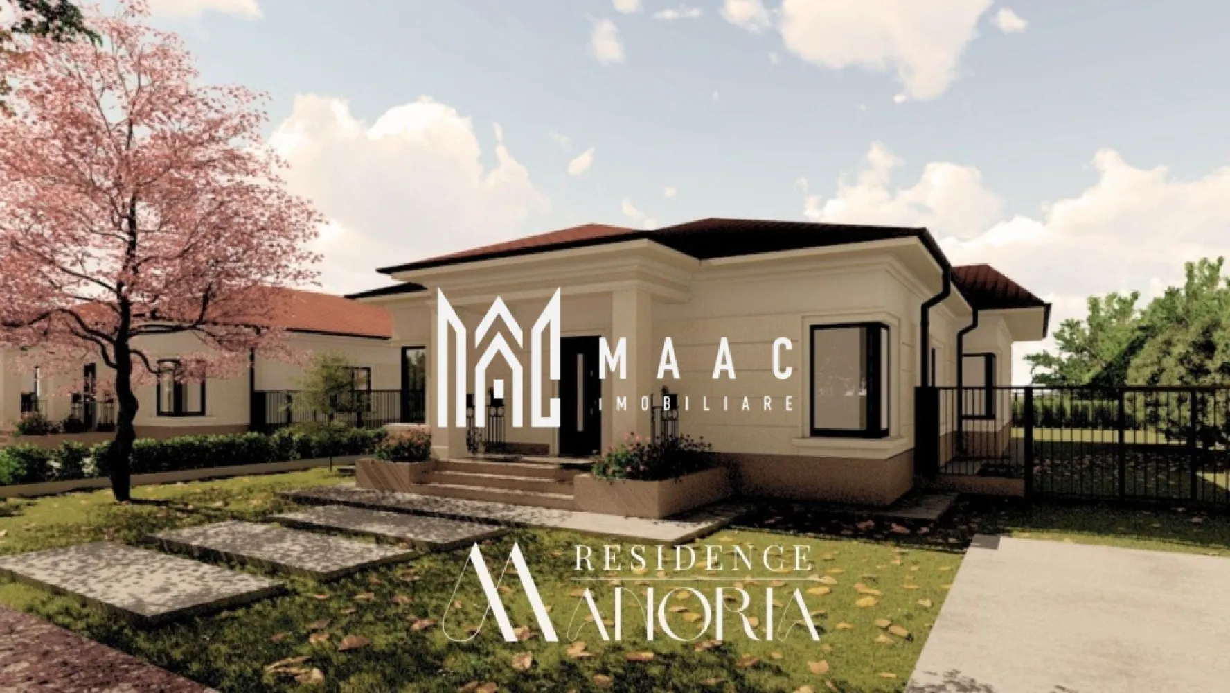 Case de vânzare la cheie - MAAC IMOBILIARE va propune spre vanzare casa de vanzare la cheie 
Residense Manoria este un Residense boutigue formata din doar 6 case individuale, adresat celor care îsi doresc spatiu, liniste si intimitate, departe de aglomeratia ansamblurilor mari. 
Pozitia este unul din din punctele forte, te bucuri de confortul unei case într-o zonă linistita sigură, dar in acelasi timp bine conectată la oras. 
Casele sunt pe parter cu o suprafata utilă de 170 mp, bine compartimente pentru viata de zi cu zi: living generos, bucătărie, 2 băi, dormitor matrimonial, dresing-uri, cameră tehnică, completate de curti private mari. 
Sunt disponibile două variante: 3 camere (2 dormitoare + living) teren 500 mp. 4 camere ( 3 dormitoare + living) teren 700 mp.
 Constructia este realizată cu materiale de calitate si atenție la detalii.
 Izolație exterioară cu vata bazaltica
 Fațada cu piatră naturală + elemente decorative ( ancadramente, panouri decorative, bagaje si cornișe) 
 Tâmplărie Salamander cu geam tripan 4 anotimpuri. 
 Acoperiș Bilka 0.5 mm 
Sistem de încălzire:
 -încălzire in pardoseala cu pompă de căldură. 
 -eficientă ridicata si costuri reduse. 
 instalație electrică moderna cu aparatura Schneider. 
Se poate oferii si consultanta pentru amenajarea interioară astfel încât fiecare locuință să fie adaptata stilului viitorului proprietar 
Casele se vând la cheie.
pentru a programa o vizionare specificati ID CP3040753
