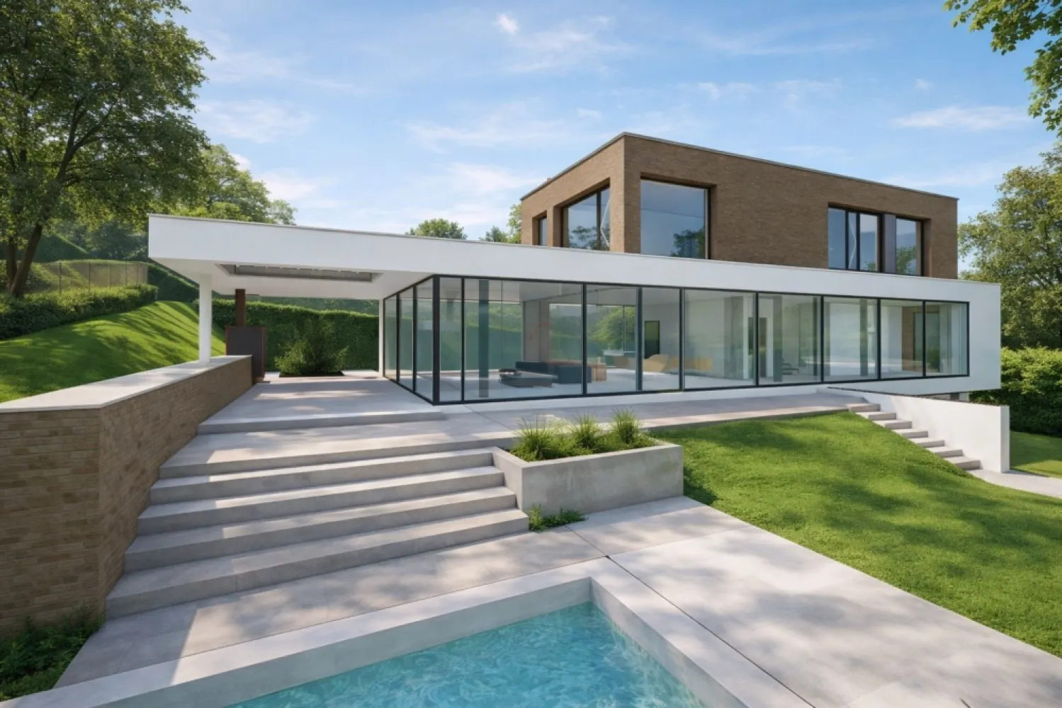 Vând teren în Salicea cu Autorizației de Construire - Vând teren intravilan în Salicea, cu autorizație de construire casa, cu o suprafață utilă de 269 mp, proiect piscina cu o suprafață de 49 mp. Regimul de înălțime este de D+P+1E. Frontul terenului este de aprox 30 m.
- Garaj cu 2 locuri de parcare + 2 locuri de parcare în curte.
- Demisol: garaj 47.29 mp, spațiu tehnic 16.63 mp, hol 2.41 mp
- Parter: Living, bucatarie, loc de luat masa 64.72 mp, chicineta 5 mp, baie 3 mp, casa de scara 7.69 mp, dormitor 1 - 29 mp, baie dormitor 1 - 4.83 mp, hol întrare 28 mp
- Etaj - hol 9 mp, spălătorie 8 mp, dormitor 2 - 14 mp, baie dormitor 2 - 4.5 mp, dormitor 3 - 22 mp, baie dormitor 3 - 12 mp.

Vând teren sau schimb cu apartament în Cluj-Napoca sau Floresti.