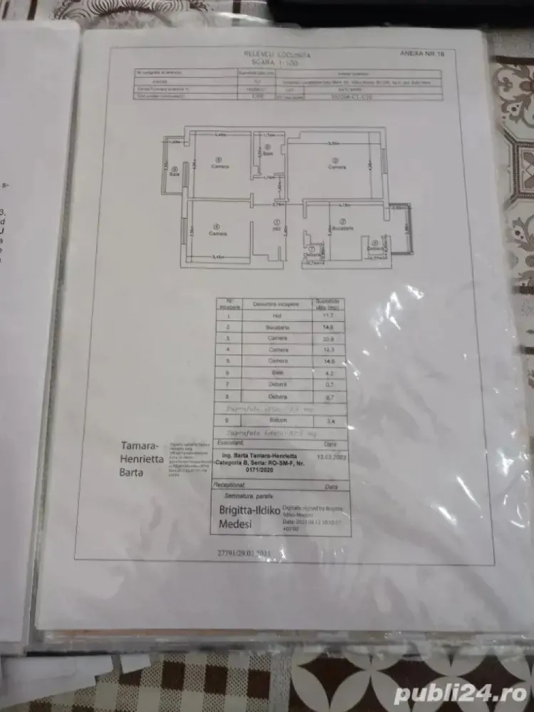 BRASADAS vinde ap 3 cam etaj 2/4 Carpati 2. - Agenția imobiliara BRASADAS vinde apartament cu 3 cam la etajul 2/4 in Carpati 2.
Bucatarie, balcon închis.
Suprafață totală 82,5 mp.
www.brasadas.com.