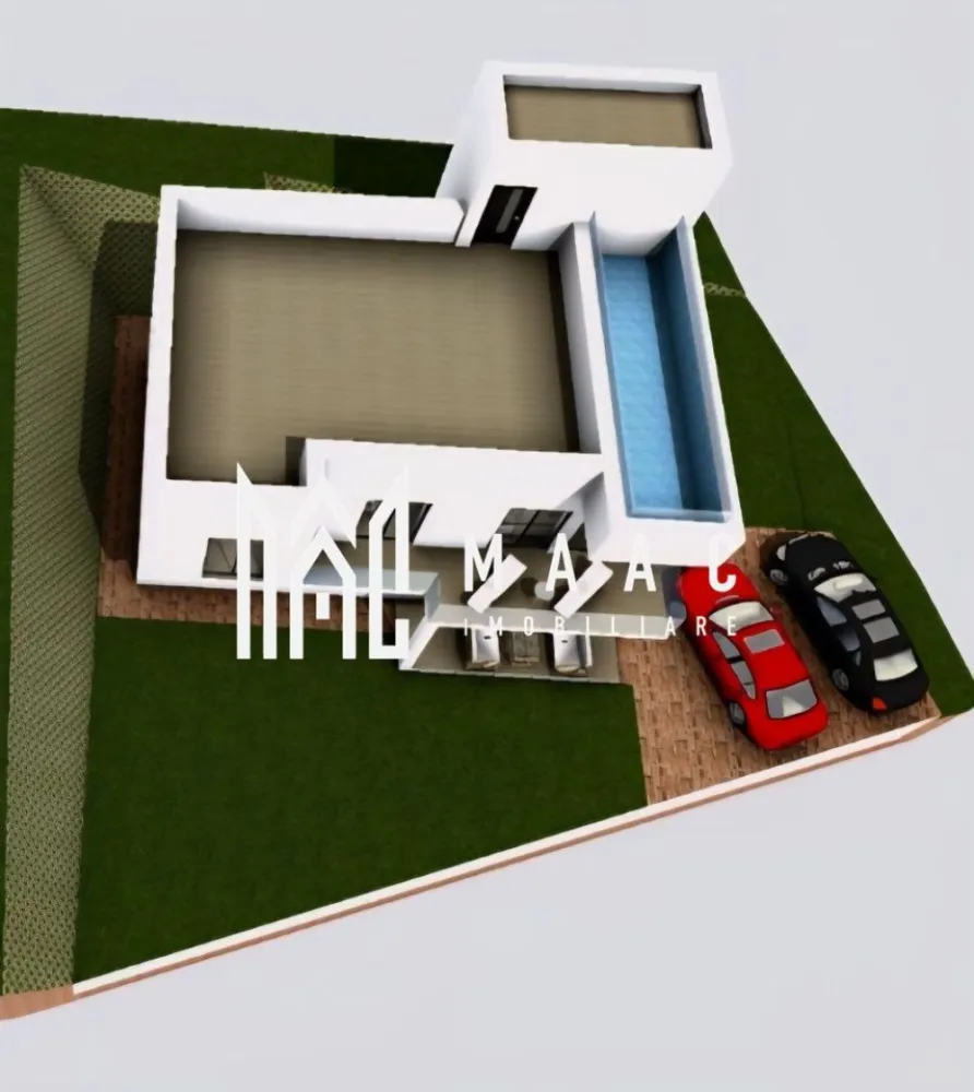 Casa 5 Camere | 160 MPU | Cisnădioara - MAAC Imobiliare vă propune spre vânzare o casă modernă și spectaculoasă, situată în Cisnădioara, un loc încărcat de istorie unde natura și rafinamentul se întâlnesc într-un cadru natural de excepție, cu o panoramă spectaculoasă către Munții Făgăraș și Cetatea Cisnădioara.

Proprietatea se află pe un teren de 485 mp, cu o deschidere de 27 metri, având o suprafață construită de 224 mp.

Locuința este dispusă pe: pivniță, parter, etaj și o terasă circulabilă spectaculoasă pe acoperiș, dotată cu piscină infinity suspendată, zonă de barbeque și spațiu de plajă, fiind o adevărată oază de relaxare și socializare deasupra tuturor.

Compartimentarea a fost gândită pentru un confort modern și funcțional. 
Pivnița de 30 mp oferă un spațiu de depozitare generos. 

Parterul dispune de un living spațios și luminos, bucătărie, cameră tehnică cu toaletă de serviciu, hol, spații de depozitare, birou sau dormitor, o baie și o terasă primitoare către curte.

La etaj se află zona de odihnă, compusă dintr-un dormitor matrimonial cu dressing și baie proprie, două dormitoare suplimentare și o baie comună, toate camerele având acces direct către terase.

În stadiul actual, casa se află la faza de roșu, urmând să fie predată la exterior finisată complet, incluzând:

termoizolație de 10 cm, tencuială decorativă, terasă hidro și termoizolată, tâmplărie PVC de ultimă generație cu înălțime de 2,4 m, împrejmuire completă și curte nivelată, cu toate utilitățile aduse până în interior.

Prețurile de vânzare în funcție de stadiul de predare ales sunt:
400.000 € — exterior finisat la cheie și interior la roșu (cu hidroizolație, termoizolație, gard și curte amenajată)
500.000 € — predare la stadiul de alb (pereți finisați, instalații electrice și sanitare finalizate)
600.000 € — predare la cheie (complet finisată și gata de mutare)

Pentru mai multe detalii sau pentru a programa o vizionare a acestei locuințe cu adevărat speciale, contactați-ne și specificați codul de identificare al proprietății ID: CP2783174.