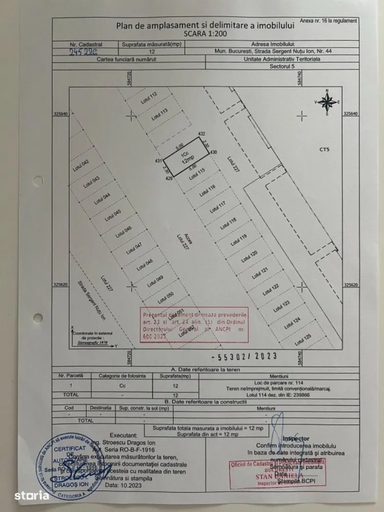 Spatiu comercial premium cu terasa One Cotroceni - 5600 plus TVA
Spatiu comercial premium cu loc de parcare in fata locatiei. Spatiul este proaspat finalizat, nu este amenajat. Terasa 27 mp Loc parcare 12 mp  Utilitati generale Senzor de fum si alarma incendiu Cortina de sticla, ferestre fixe, ferestre care se deschid, sprinklere, climatizare si centrala termica, aport de aer proaspat, prize date voce. Paza 24h CCTV