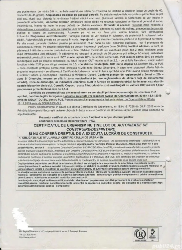 Teren constructii ultracentral de vanzare - Anunț de vânzare teren: Ultracentral, Corneliu Coposu 17 A

Oportunitate rară în inima orașului! Oferim spre vânzare un teren liber pentru construit, de 320 mp situat într-o locație ultracentrală, pe strada Corneliu Coposu nr. 17 A. Această proprietate unică oferă un potențial vast pentru dezvoltare și investiții într-unul dintre cele mai căutate cartiere din oraș.

Detalii despre proprietate:

Suprafață: 320 metri pătrați
Deschidere: 30,45m
Localizare: Ultracentral, strada Corneliu Coposu nr. 17 A
Acces facil la toate facilitățile și serviciile din oraș
Potențial de construcție pentru rezidențial, comercial sau mixt
Caracteristici suplimentare:

La 300m de Magazinul Unirii, la 70m de P-ta Sfanta Vineri. 
Acces la utilități (apă, gaz, electricitate, canalizare)
Potențial de dezvoltare pentru rezidențial, birouri sau spații comerciale
Investiție strategică într-o zonă cu creștere continuă a valorii imobiliare
Preț și modalități de contact:
Pentru informații suplimentare despre acest teren de vânzare sau pentru a programa o vizionare, vă rugăm să ne contactați !

Această oportunitate este ideală pentru cei care caută să investească într-o proprietate cu potențial mare de dezvoltare într-o locație centrală și căutată. Nu ratați șansa de a achiziționa acest teren unic!
