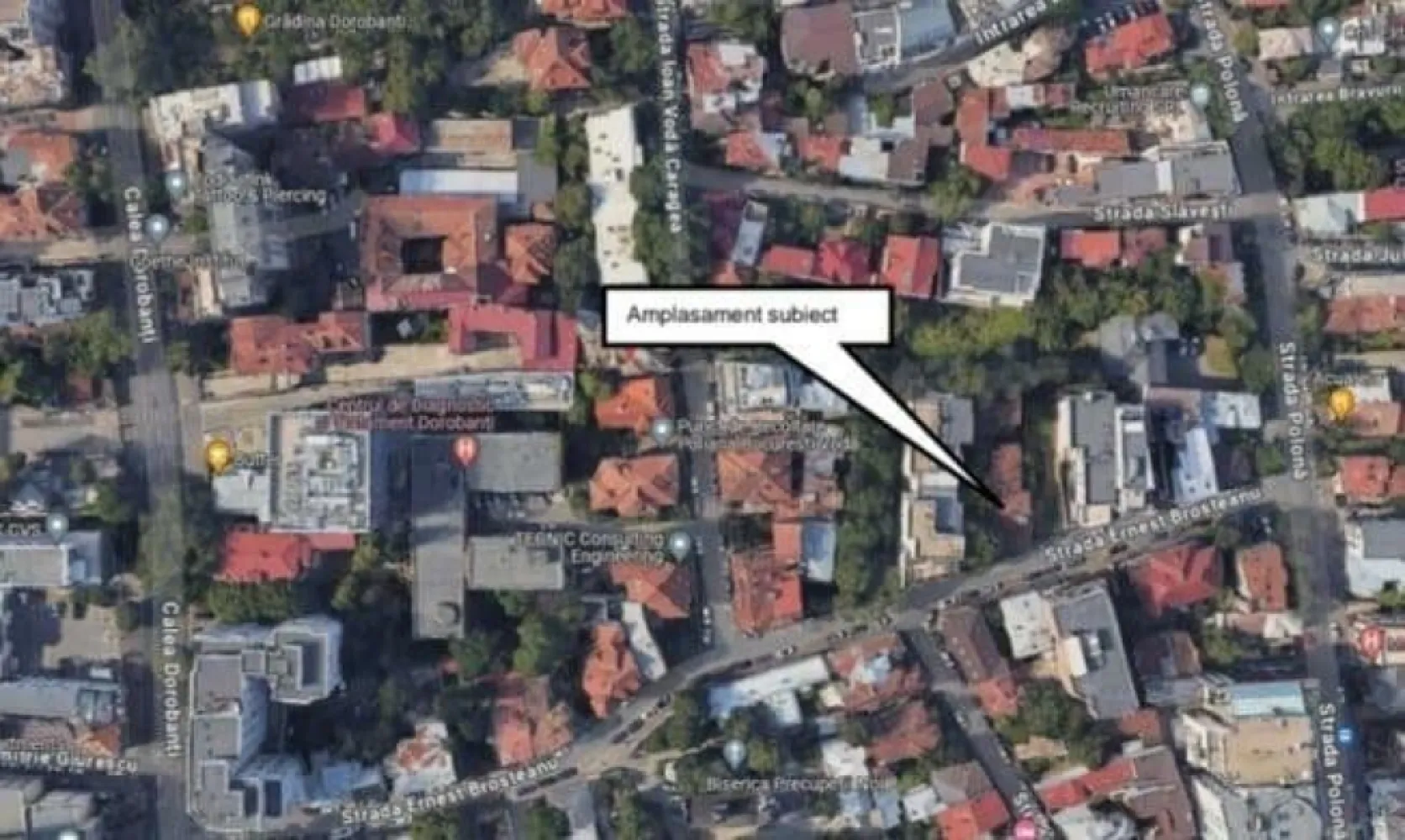 Zona Romana- Dorobanti Teren + imobil - De vanzare teren si imobil central, zona Piata Romana, strada adiacenta Calea Dorobanti. Terenul are o suprafata de 1025 m2 cu deschidere de 16 m, pe teren se afla o constructie de restaurat si o alta care se poate restaura sau demola in vederea dezvoltarii unui proiect imobiliar rezidential.
Pot 50%
CUT 2,40
H max 13 m