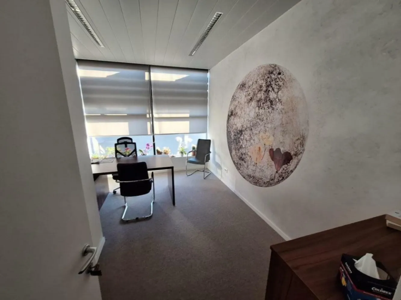 Inchiriere spatiu birouri One Herastrau Office - Ofer spre inchiriere spatiu pentru birouri in cladirea One Herastrau Office cu urmatoarele specificatii:
Suprafata birou: 246.53 mp;
Suprafata terasa: 8.28 mp;
Chirie birouri: 14.2 eur + TVA;
Chirie terasa: 7.44 eur.

Service charge-ul este de 3.88 EUR + TVA/mp.