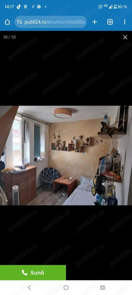 Ag BRASADAS vinde apt 2 et 5/5 cam Unirii, Mitropolie - Agenția BRASADAS vinde apartament cu 2 camere zona centru Unirii ,M2
Strada Bibescu Vodă 
Suprafața 50 mp
Dormitor, sufragerie,hol,baie , bucătărie 
Aer condiționat, centrala proprie
Complet mobilat

Etaj 5bfara lift ,fara loc de parcare
Intrare separata