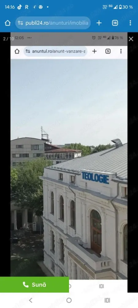 Ag BRASADAS vinde apt 2 et 5/5 cam Unirii, Mitropolie - Agenția BRASADAS vinde apartament cu 2 camere zona centru Unirii ,M2
Strada Bibescu Vodă 
Suprafața 50 mp
Dormitor, sufragerie,hol,baie , bucătărie 
Aer condiționat, centrala proprie
Complet mobilat

Etaj 5bfara lift ,fara loc de parcare
Intrare separata