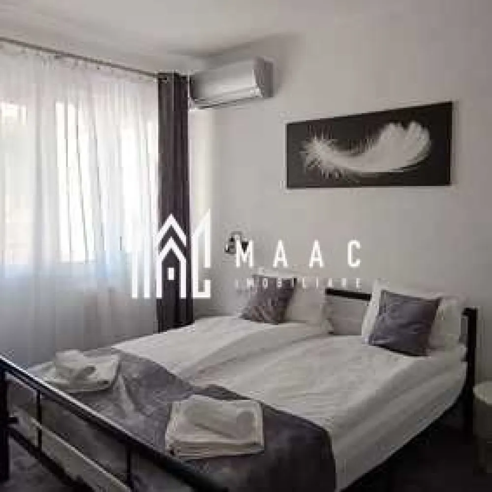 Apartament 4 Camere | 80 Mp | Parcul Sub Arini - MAAC Imobiliare vă propune spre închiriere un apartament modern, generos ca suprafață și excelent compartimentat, conceput pentru un nivel ridicat de confort și intimitate.

Cu o suprafață utilă de 80 mp, apartamentul este situat la etajul 1 al unui imobil bine întreținut și se remarcă printr-o compartimentare practică și funcțională.

Caracteristici ale proprietății:
3 dormitoare spațioase, fiecare beneficiind de baie proprie, oferind un grad ridicat de intimitate;
bucătărie cu living open-space, ideală pentru activitățile zilnice și momentele de relaxare;
un dormitor cu terasă, iar un al doilea dormitor cu balcon, elemente ce aduc lumină naturală și un plus de confort;
spații bine proporționate, cu un design modern și finisaje atent alese.

Apartamentul este amplasat într-o zonă liniștită, cu vecinătate selectă, fiind ideal pentru o familie sau pentru persoane care își doresc un spațiu elegant, funcțional și bine organizat.

Condiții de închiriere:
se percepe garanție în cuantumul unei luni de chirie;
disponibilitate: imediată.

Pentru informații suplimentare sau pentru a programa o vizionare privată, vă rugăm să contactați echipa MAAC Imobiliare, menționând ID: CP2779828