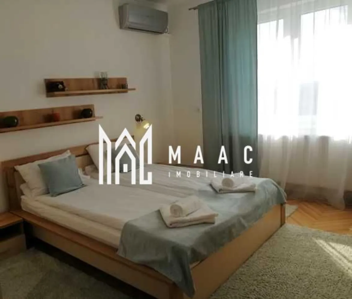 Apartament 4 Camere | 80 Mp | Parcul Sub Arini - MAAC Imobiliare vă propune spre închiriere un apartament modern, generos ca suprafață și excelent compartimentat, conceput pentru un nivel ridicat de confort și intimitate.

Cu o suprafață utilă de 80 mp, apartamentul este situat la etajul 1 al unui imobil bine întreținut și se remarcă printr-o compartimentare practică și funcțională.

Caracteristici ale proprietății:
3 dormitoare spațioase, fiecare beneficiind de baie proprie, oferind un grad ridicat de intimitate;
bucătărie cu living open-space, ideală pentru activitățile zilnice și momentele de relaxare;
un dormitor cu terasă, iar un al doilea dormitor cu balcon, elemente ce aduc lumină naturală și un plus de confort;
spații bine proporționate, cu un design modern și finisaje atent alese.

Apartamentul este amplasat într-o zonă liniștită, cu vecinătate selectă, fiind ideal pentru o familie sau pentru persoane care își doresc un spațiu elegant, funcțional și bine organizat.

Condiții de închiriere:
se percepe garanție în cuantumul unei luni de chirie;
disponibilitate: imediată.

Pentru informații suplimentare sau pentru a programa o vizionare privată, vă rugăm să contactați echipa MAAC Imobiliare, menționând ID: CP2779828