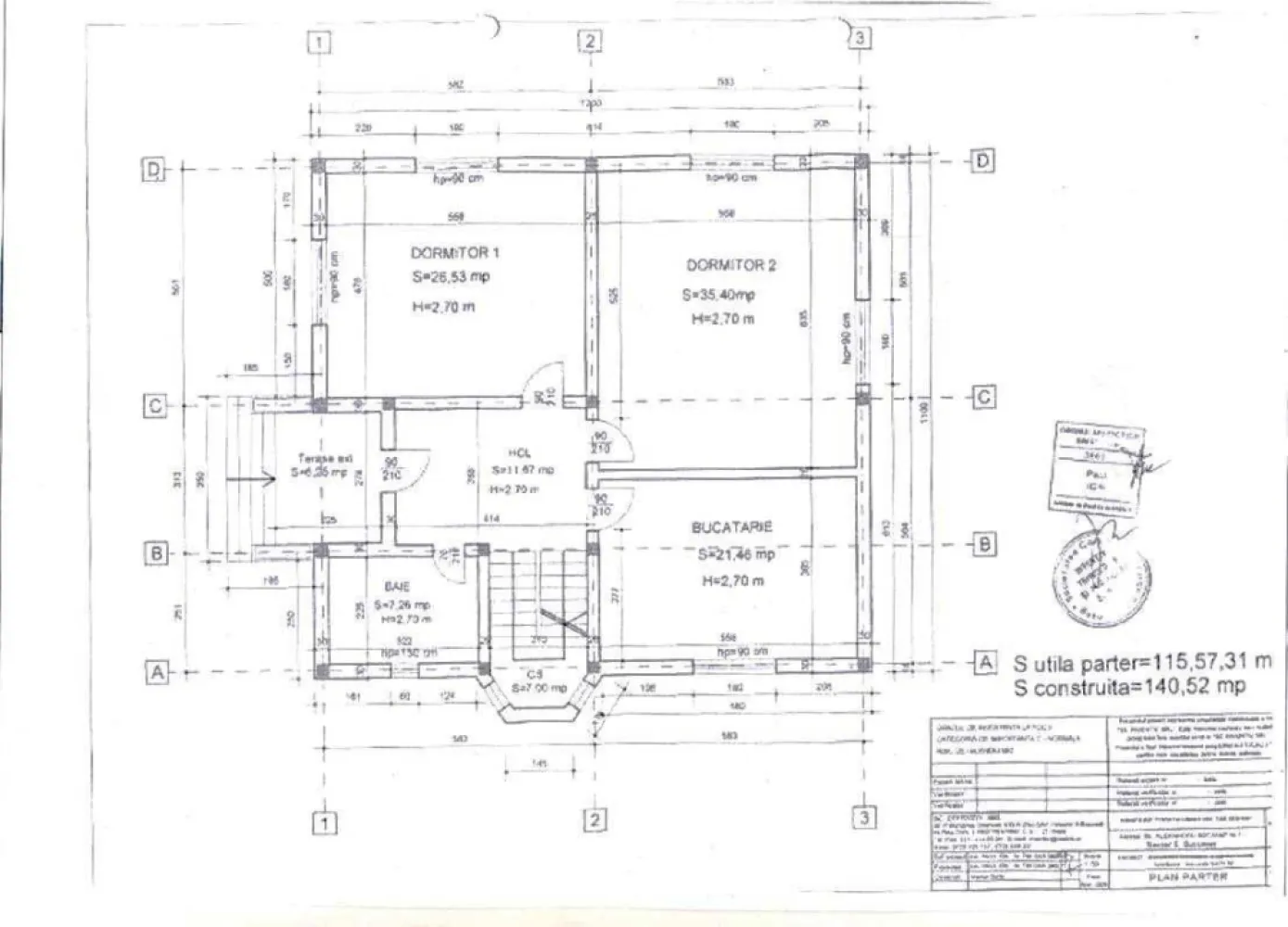 Clădire Dem+P+1+M, Dantelei - Apartamente, Clinică sau Birouri, 450 mp - Str. Dantelei x Str. Alexandru Bocăneț 1, Sector 5, București, Linie autobuz: 185; cu stație în apropiere

Clădire Dem+P+1+M:
• Interior: Mobilat utilat în stare bună
• Suprafață utilă: 450 mp distribuiți pe etaje
• Spațiul poate fi transformat în:
- 4 apartamente de aproximativ 100 mp fiecare, sau
- O clinică, sau
- Birouri pentru firmă, demisolul fiind ideal pentru conferințe și festivități.

Suprafață utilă pe etaje:
• Demisol: 113,37 mp
• Parter: 115,57 mp
• Etaj: 113,69 mp
• Mansardă: 107,75 mp
• Casa este racordată la toate utilitățile

Teren aferent: 500-600mp

Se poate și închiria