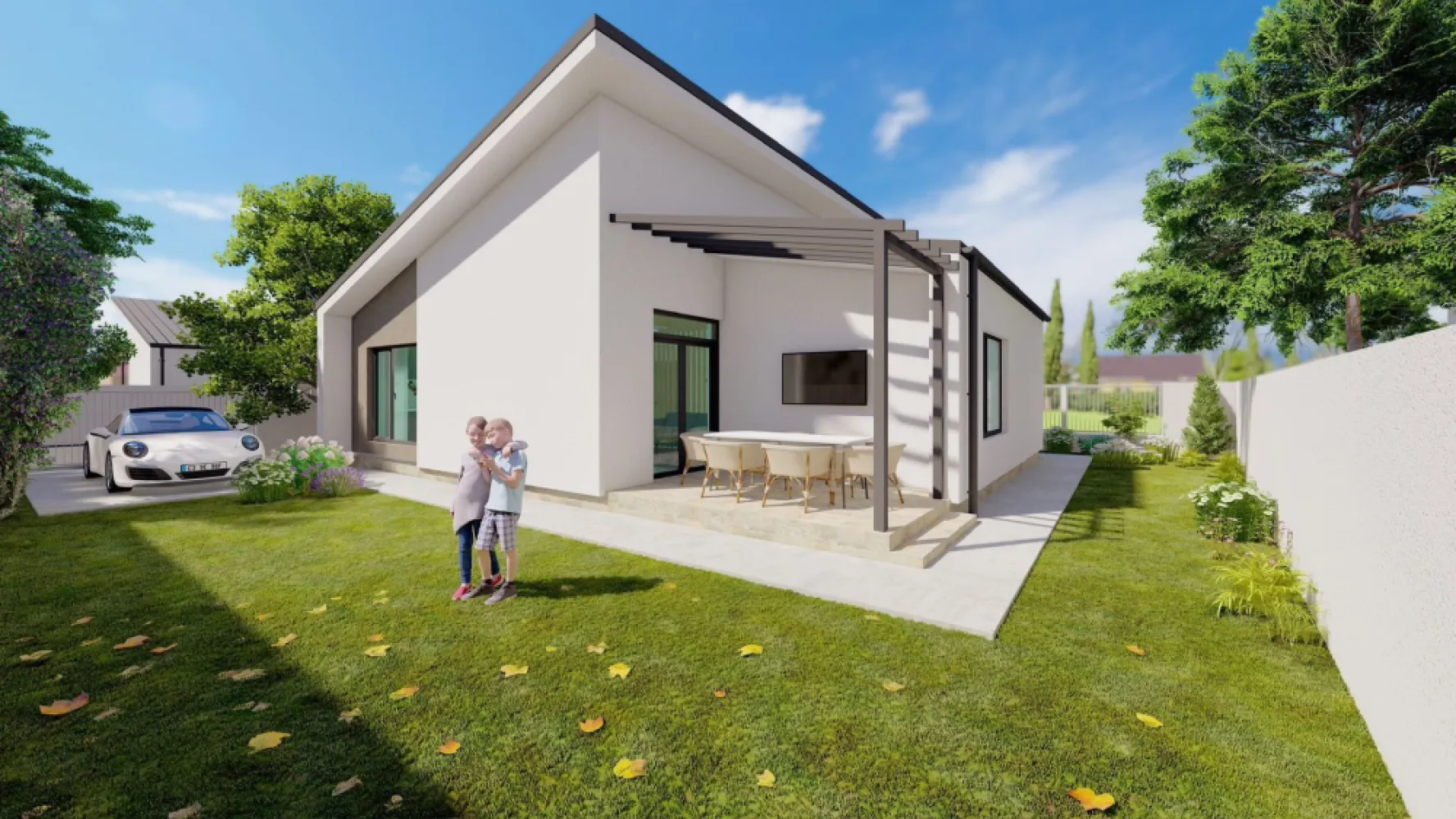 Ag EUROPA vinde casa individuala NOUA cu 3 camere in zona DARA. - Agenția EUROPA vinde casa individuala NOUA cu 3 camere si teren aferent de 300mp în zona DARA.