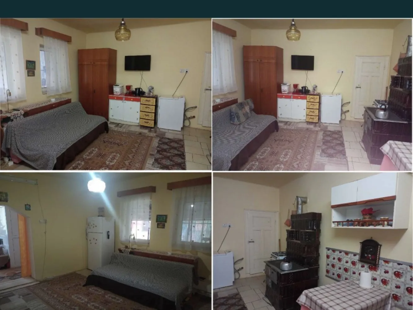 Casa de vanzare sau schimb cu apartament - Proprietar persoană fizică, vând (sau schimb cu apartament în Satu Mare şi eventual ofer diferenţa în Euro la înţelegere), casă din cărămidă cu fundaţie din beton, situată la 15 Km depărtare de Satu Mare, în sat Tătăreşti, Comuna Viile Satu Mare, drum nou foarte bun, complet reabilitat în urmă cu un an de zile. Casa are 3 camere cu o suprafaţă utilă de 105m², dotată cu sobe din teracotă, aer condiţionat Ferroli de 12000 BTU, montat în 2023, toaletă de serviciu în casă situată separat de baia mare (la fel situată în casă) care este dotată cu boiler mixt curent+lemne, cadă acryl, chiuvetă etc.(casa este construită în anul 1975).
Casa este racordată la apă curentă şi canalizare şi are internet, telefonie şi TV prin fibră optică de la Digi.
Proprietatea are o suprafaţă totală de 30 Ari, sunt practic 3 locuri de casă(casa propriuzisă şi încă 2 locuri de casă în stânga şi în dreapta casei iar unul dintre locuri are canalizare separată)şi are un front la stradă de 60m.
Strada pe care se află proprietatea este asfaltată şi se află la aprox. 250m distanţă de drumul principal care traversează localitatea, deci este o stradă liniştită(în partea stângă a proprietăţii se află o casă de rugăciune).
Casa are beci sub cămară, are terasă, bucătărie de vară,şură mare renovată recent, prevăzută în interior cu un grajd transformat în magazie de scule, garaj din lemn cu fundaţie din beton, fântână cu apă potabilă care poate fi folosită la udatul grădinii(fără a fi contorizată), coteţe de porci şi găini din cărămidă, afumătoare, geamuri termopan la jumătate din casă(inclusiv uşa de intrare principală)…
Gospodăria este prevăzută cu absolut toate sculele necesare întreţinerii proprietăţii(inclusiv diferite maşini de tuns iarba pe benzină etc.).
Ȋn şură sunt lemne de foc destule pentru cel puţin încă 3 ani de zile.
Proprietatea este cu absolut toate actele la zi, fără sarcini. Ȋn grădină sunt pomi fructiferi şi viţă de vie.
Casa se vinde mobilată şi utilată la înţelegere, sunt toate condiţiile de trai ca şi într-un apartament(TV-uri moderne, maşină de spălat haine,maşină de spălat vase cu 1 an vechime etc.).
Casa se află pe Str.Morii Nr.179, Sat Tătăreşti.
TELEFON 07*******06