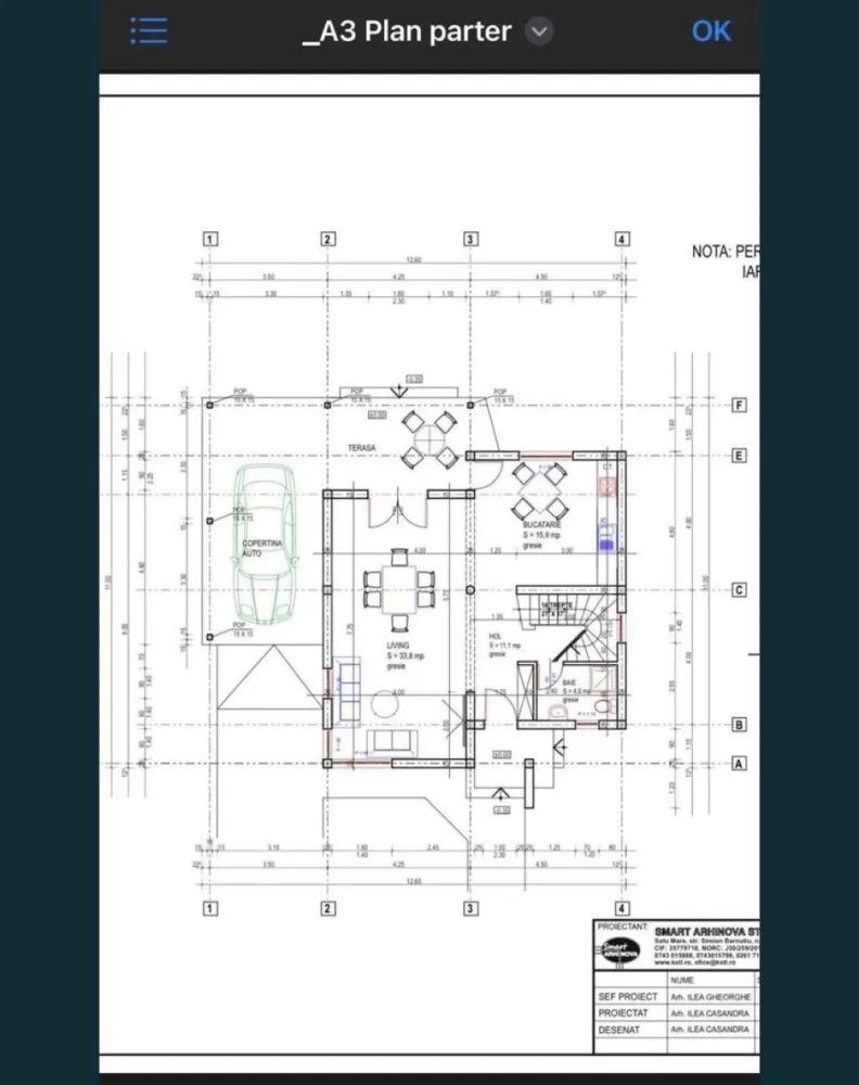 Vand casa Drumul Odoreului122 mp utili - Proprietar, Vand Casa noua , Zona Odoreului Cartier Iris 2 , vizavi de sala de nunta

Suprafata construita este de 155mp , utila de 122 mp 
+ 40 mp terasa si garaj acoperit , gata finisat , vopsit in Alb

Suprafata terenului este de 340 mp

Casa se preda in urmatoarele conditii :
- toate utilitatile , Curent , Gaz , apa , canal , RDS 
Gard din placi de beton despartitoare intre case
Gard din beton la strada
- Interior tencuit, gletuit si Vopsit Alb

-Geamuri termopan Rehau Synego cu 7 camere ,3 sticla si 3 garnituri + pervaze interior si exterior

- Instalatie electrica 

-instalatie sanitara cu incalzire in pardosea la parter si etaj

- Exterior izolat cu polistiren de 10 cm + silicat

- Balustrada din sticla securizata si laminata de 16 mm

Compartimentare parter
-Hol , 
-Living ,
-bucatarie , 
-baie , 
-terasa si garaj

Compartimentare etaj
- 3 dormitoare
-1 baie
-1 dresing
-hol + urcare in pod

Pt informatii 0 ************************ 2