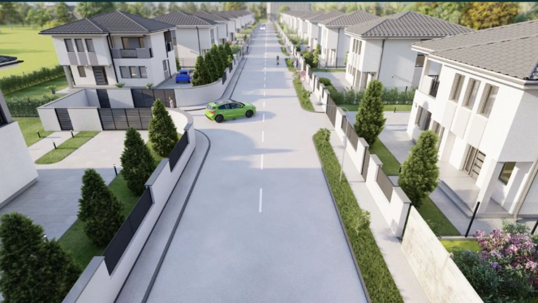 BRASADAS vinde casa NOUA in Complexul Danydo Residence - Agenția imobiliara BRASADAS vinde casa in Cartierul rezidential de str. Caprioarei. Suprafata terenului este de 4,5 arii, iar casele au suprafata de 185 m2 construiți, din care 115 m utili. 
Toate utiiitatile (apa, gaz, canal, curent) iar drumul de acces este cu bariera la intrare și amenajat, inclusiv trotuare și spațiu verde. 
Casele se predau in stadiu de semifinisat, încălzire in pardosea, geamuri termopan 3 sticle, iar exterior finisata, inclusiv gardul la front și împrejmuit.
Www.brasadas.com.